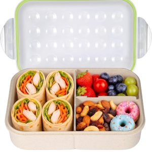Lightweight Wheat Fiber Lunch Box for Everyday Meal Storage
