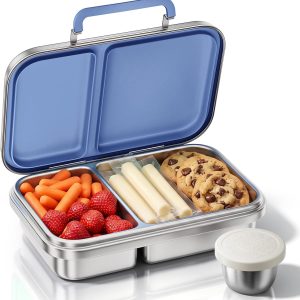 Stainless Steel Lunch Box with Secure Lid for Everyday Meals