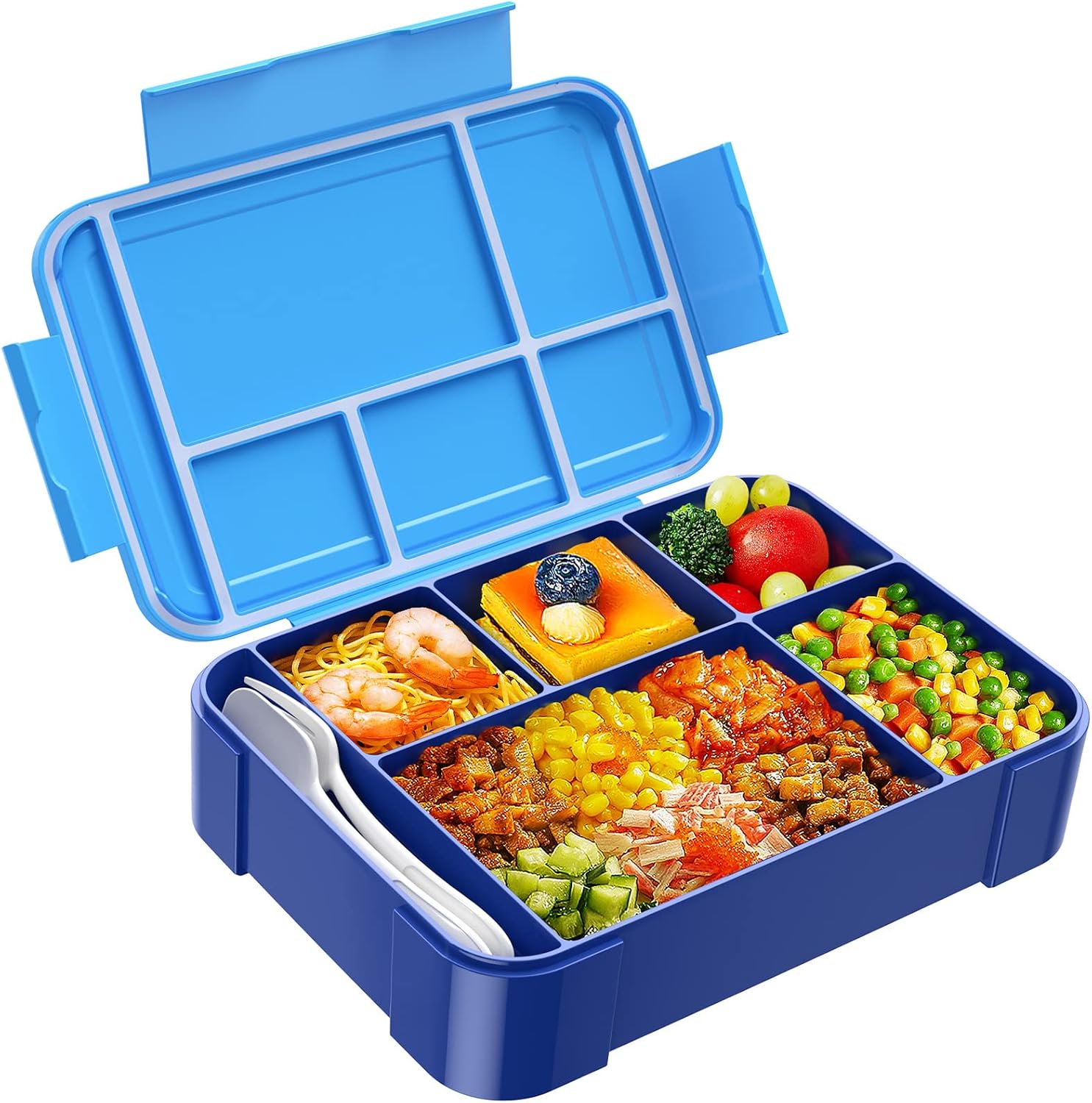 Kids Bento Lunch Box with Convenient Compartments for School Meals