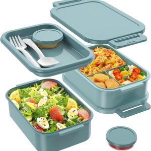 Adult Bento Lunch Box with Multiple Compartments for Daily Meals